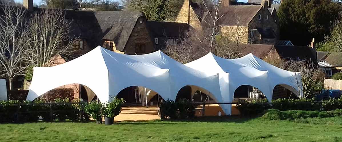 large wedding marquees in the capri style look elegant and very chic