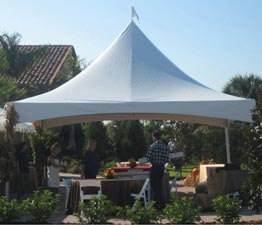 Hire a Pagoda marquee to compliment your own small space