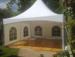 Hire a Pagoda marquee to make a great open small room