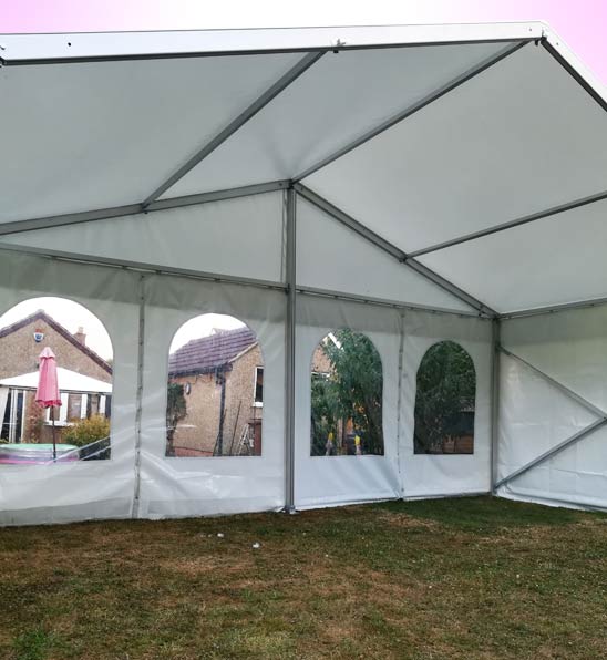 Hire a Pagoda marquee for your own small room