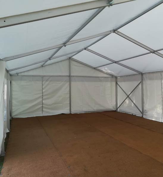 Clearspan marquees create spacious stylish venue spaces